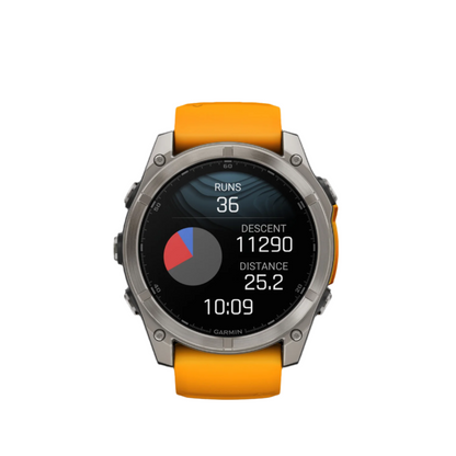 Garmin Fēnix 8 Amoled Sapphire Smartwatch 51mm - Gps, Boussole, Gyroscope Et Altimètre Barométrique | Montre Intelligente Garmin Fēnix 8 Amoled Sapphire 51mm - Gps, Boussole, Gyroscope Et Altimètre Barométrique