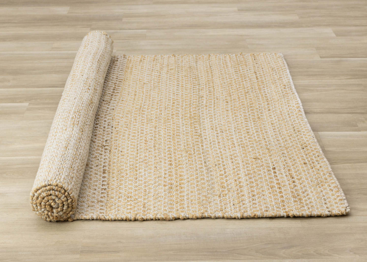 Tapis en jute naturel fait main en chêne clair - 7'10 x 10'6|Carpette faite à la main en jute naturelle chêne clair - 7 pi 10 po x 10 pi 6 po