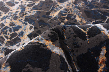 Tapis en marbre noir - 244 x 305 cm | Tapis Marble noire - 244 x 305 cm | D86FDOAD