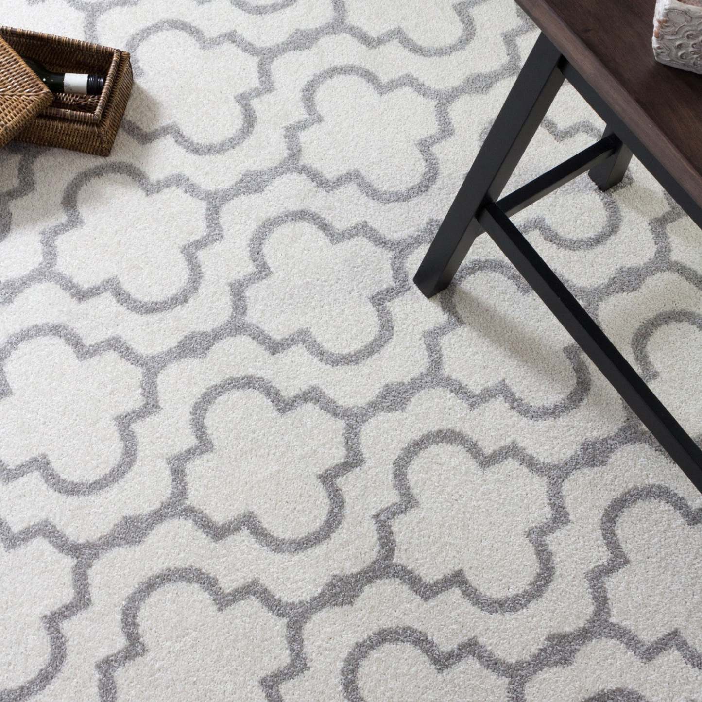 Tapis Lav Lat Blanc 5x8|Carpette Lav blanche 5 x 8|D80GZP6S