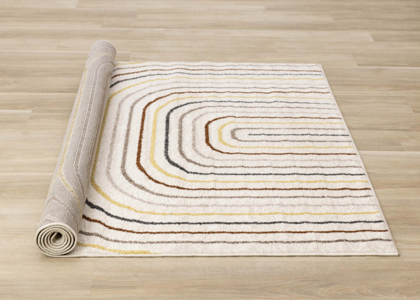 Tapis Marley multicolore double arc-en-ciel - 5'3 x 7'7|Tapis Marley multicolore à 2 arcs-en-ciel - 5 pi 3 po x 7 pi 7 po