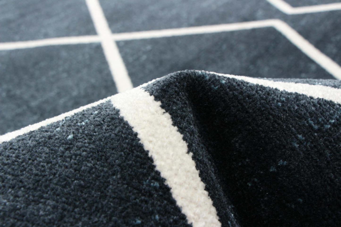 Tapis Kenza bleu lavable en machine - 3'0 x 5'0|Carpette Kenza bleue lavable à la machine - 3 pi 0 po x 5 pi 0 po|D86FT4ZG