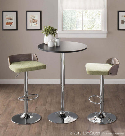 LumiSource Adjustable Contemporary Bar Dining Pub Table - Black|Table de bar, salle à manger ou pub contemporaine réglable - noire