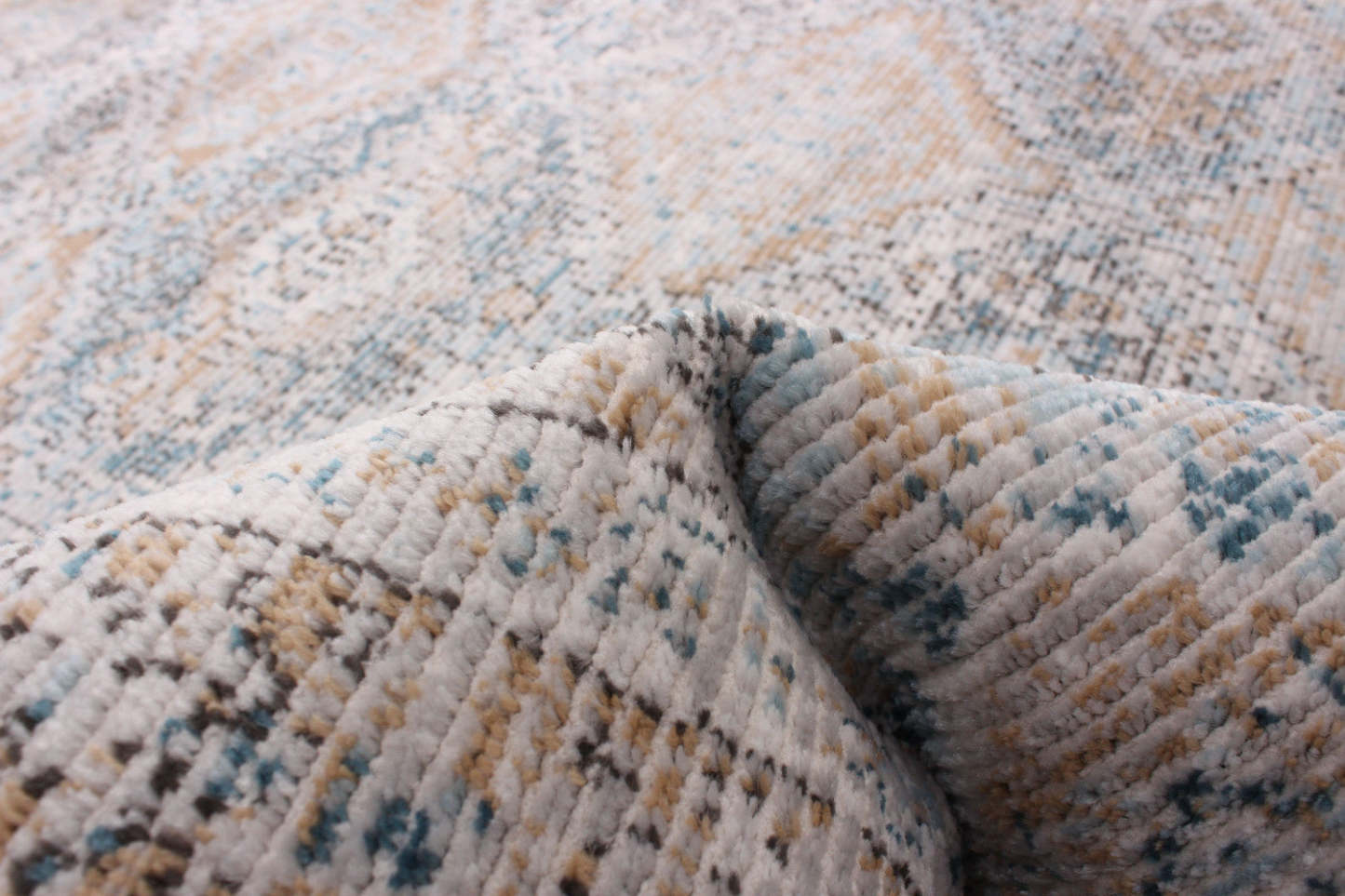 Tapis Leandra taupe/bleu 8'0 X 10'0 Tapis|Carpette Leandra taupe/bleue 8 pi 0 po x 10 pi 0 po|D86F4KXQ