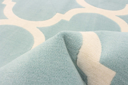 Aliya Aqua 3'11 x 5'7 Area Rug|Carpette Aliya turquoise 3 pi 11 po x 5 pi 7 po|D86FQKFN