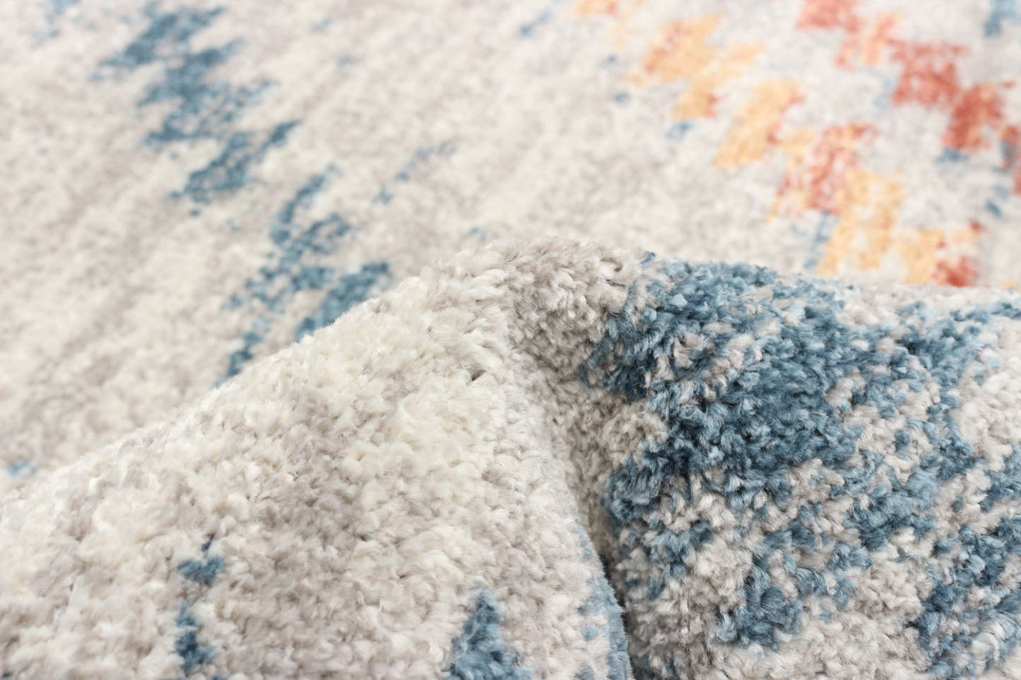 Tapis Vera Sun ivoire/bleu – 2'7 x 8'4| Tapis Vera Sun ivoirebleue - 2 pi 7 po x 8 pi 4 po|D86FF0LV