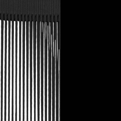 Agave Wood Rope Lounge Chair - Noir|Fauteuil de détente Agave en bois et en corde - noir