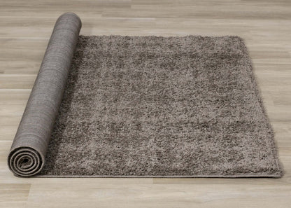 Tapis à poils longs Brooklyn Dark Taupe - 5'3 x 7'7|Carpette à poils long Brooklyn taupe foncé - 5 pi 3 po x 7 pi 7 po