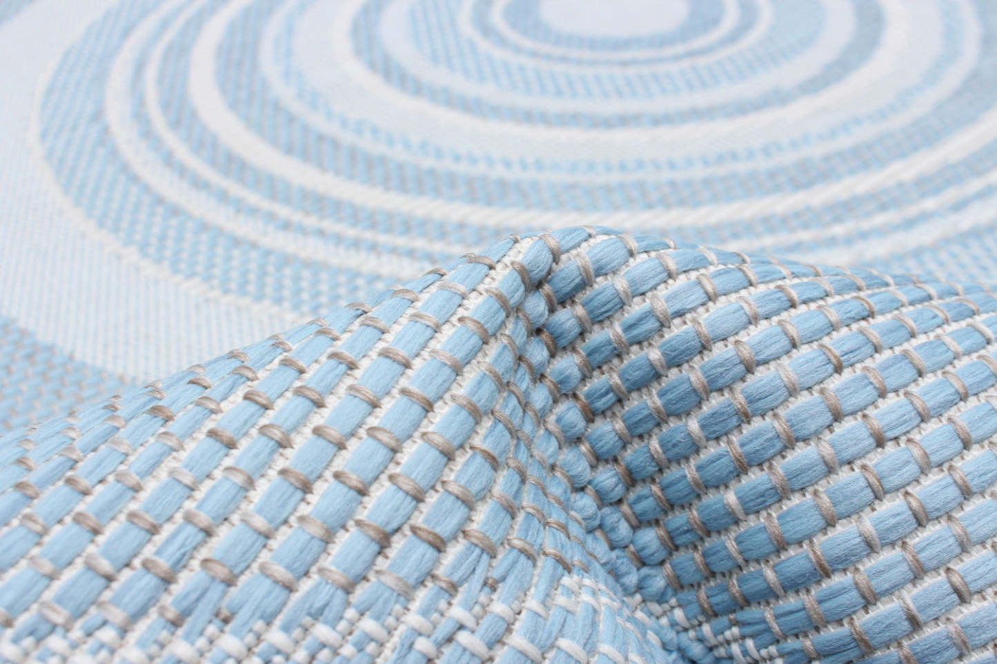 Tapis Neisha Modern bleu clair 160 x 220 cm | D86FB8G4