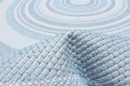 Tapis Neisha Modern bleu clair 160 x 220 cm | D86FB8G4