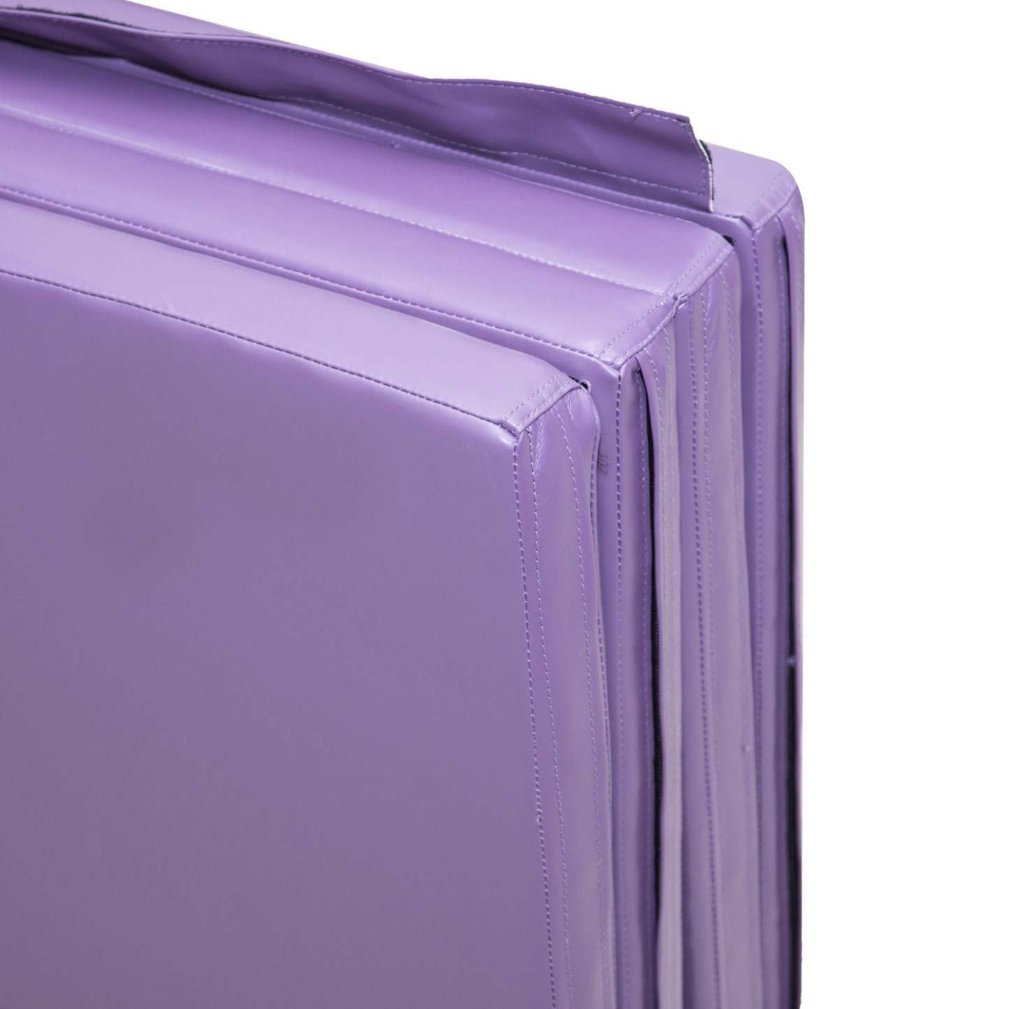 Soozier 4ftx8ftx2inch Tapis De Gymnastique En Cuir Pu Pliant Pour Tumbling Arts De Yoga Exercice 4 Panneau (|Soozier 4ft X 8ft X 2inch Tapis De Gymnastique Tri-plies Avec Poignees De Transport, Violet