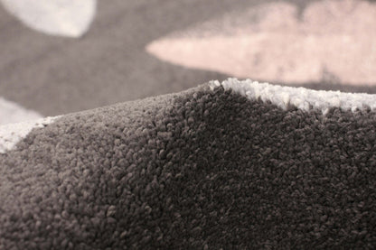 Palta Anthracite-Rose Area Rug - 3'11 x 5'7|Carpette Palta anthracite-rose - 3'11 x 5'7| D2AZGK7G