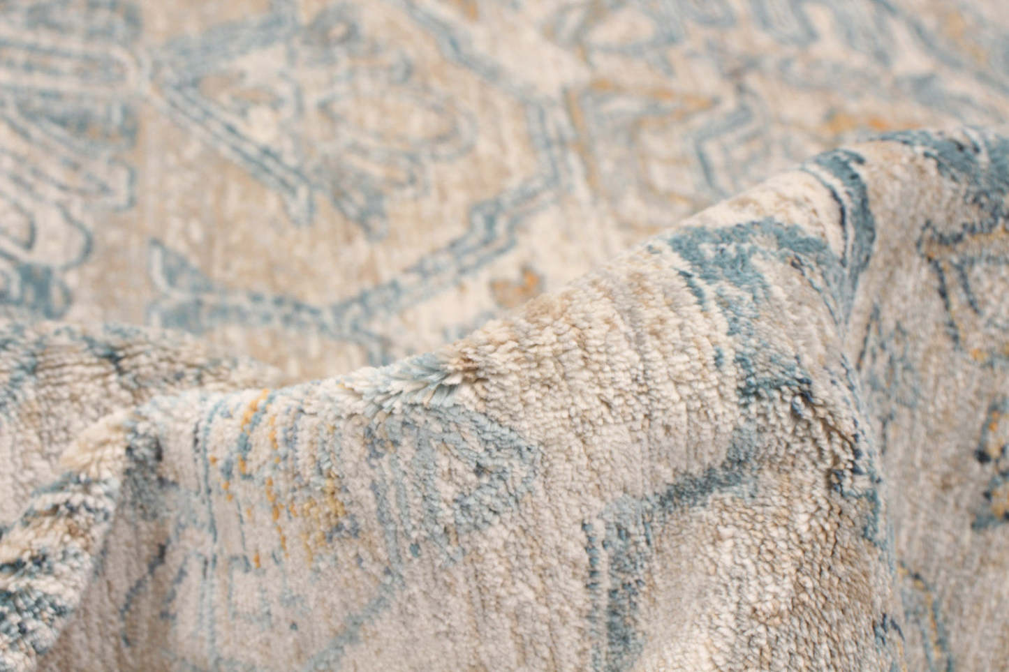 Tapis Baina Heriz Beige-Gris - 6'7 x 9'10|Carpette Baina Heriz beige-gris - 6 pi 7 pox 9 pi 10 po| D2CMT3JP