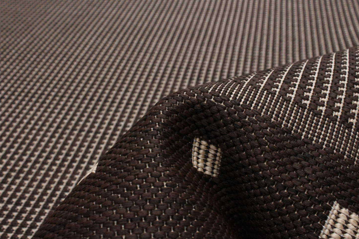 Tapis Clémentine Chocolat - 132 x 196 cm | Tapis Clémentine Chocolat - 132 x 196 cm