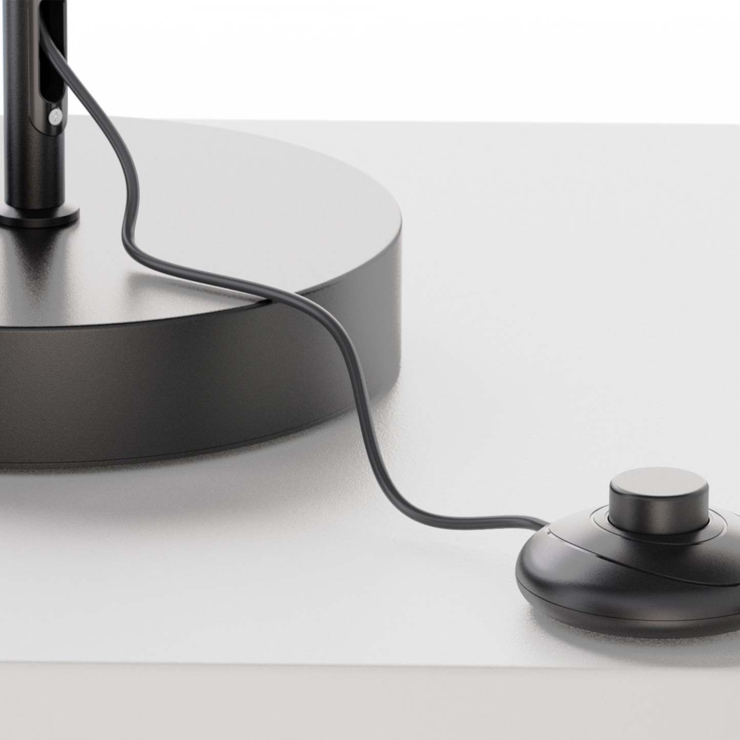 59 Black Loop Design LED Lampadaire |Lampe à pied à conception de boucle à DEL de 59 po noire