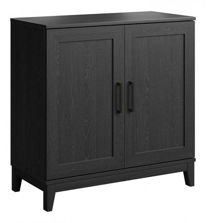 Armoire d'appoint à tablette réglable Modulr 1 - Chêne noir | Modulr Armoire D'appoint A 1 Tablette Réglable – Chêne Noir