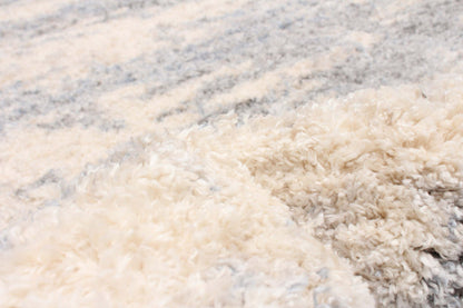 Carpette Astra crème/bleu clair - 3 pi 11 po x 5 pi 7 po