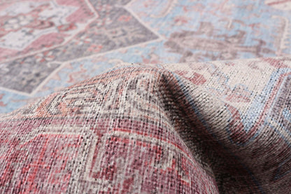 Tapis Ophélie bleue 5 pi 3 po x 8 pi 0 po