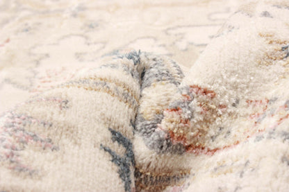 Tapis ivoire rococo - 5'0 X 8'0 | Tapis Rococo ivoire - 5 pi 0 po x 8 pi 0 po