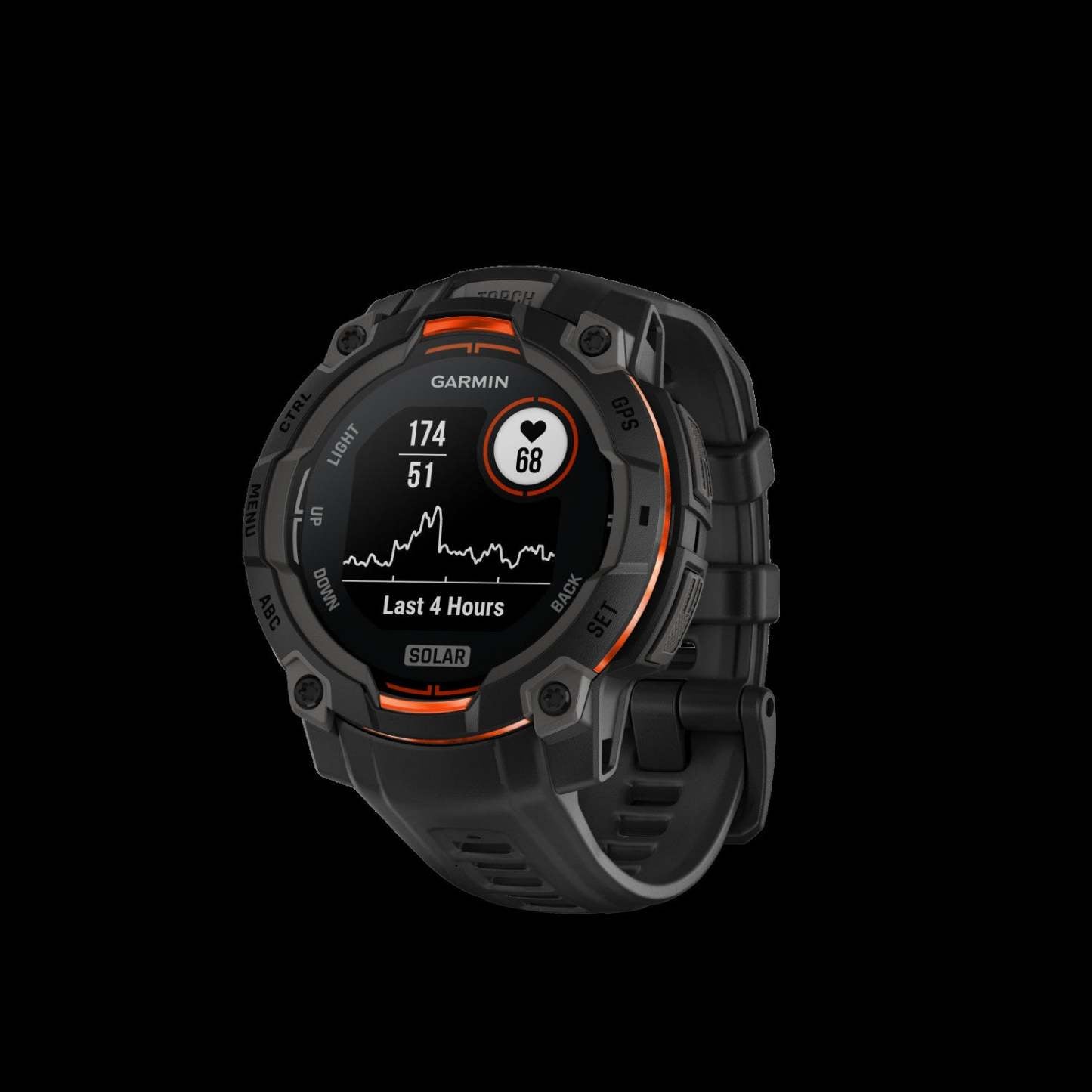 Garmin Instinct 3 Montre Connectée GPS 45 Mm - Spécifications Militaires Robustes 810, Solaire, Boussole, Altimètre Barométrique