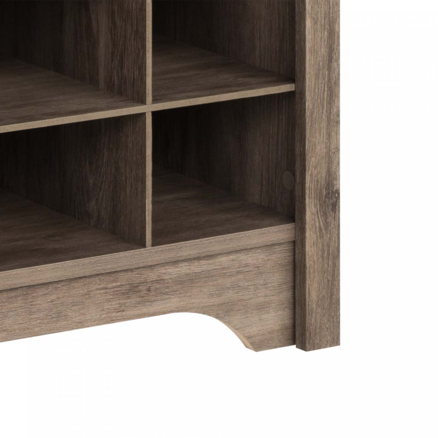 Shoe Cubby Console - Drifted Grey|Console à compartiments pour chaussures - gris délavé