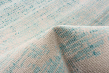 Tapis Janaki Sarcelle 2'8 x 4'11|Carpette Janaki bleu sarcelle 2 pi 8 po x 4 pi 11 po|D86FZZQC