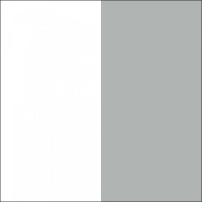 Lit simple Bebble - Gris clair et blanc