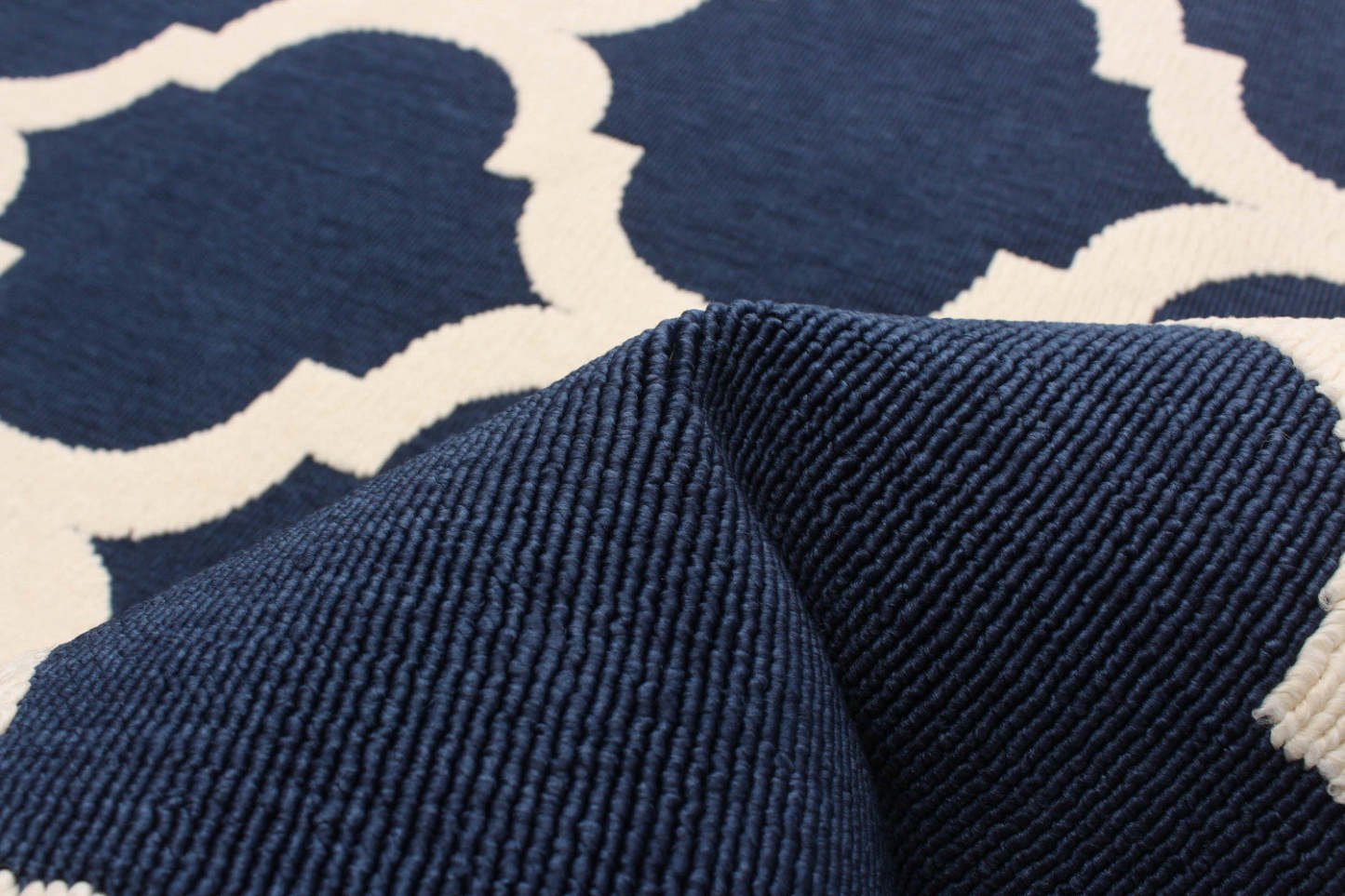 Tapis Sophie Ivoire-Marine - 6'7 x 9'6|Carpette Sophie ivoirebleu marine - 6 pi 7 po x 9 pi 6 po|D86FONFH