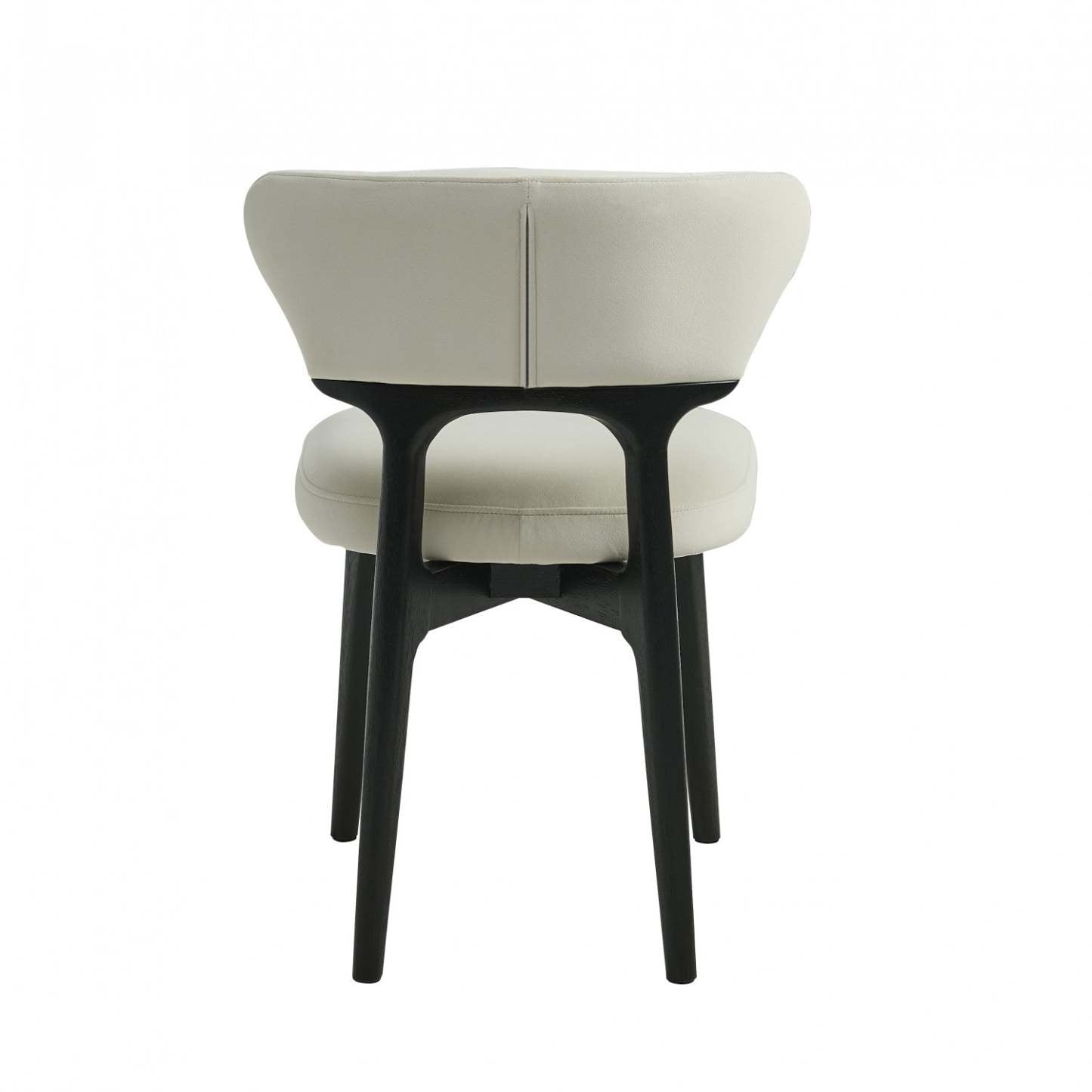 Susie Chaises De Salle À Manger En Bois, Lot De 2, Chaises Latérales Tapissées En Tissu Avec Pieds En Bois, Beige