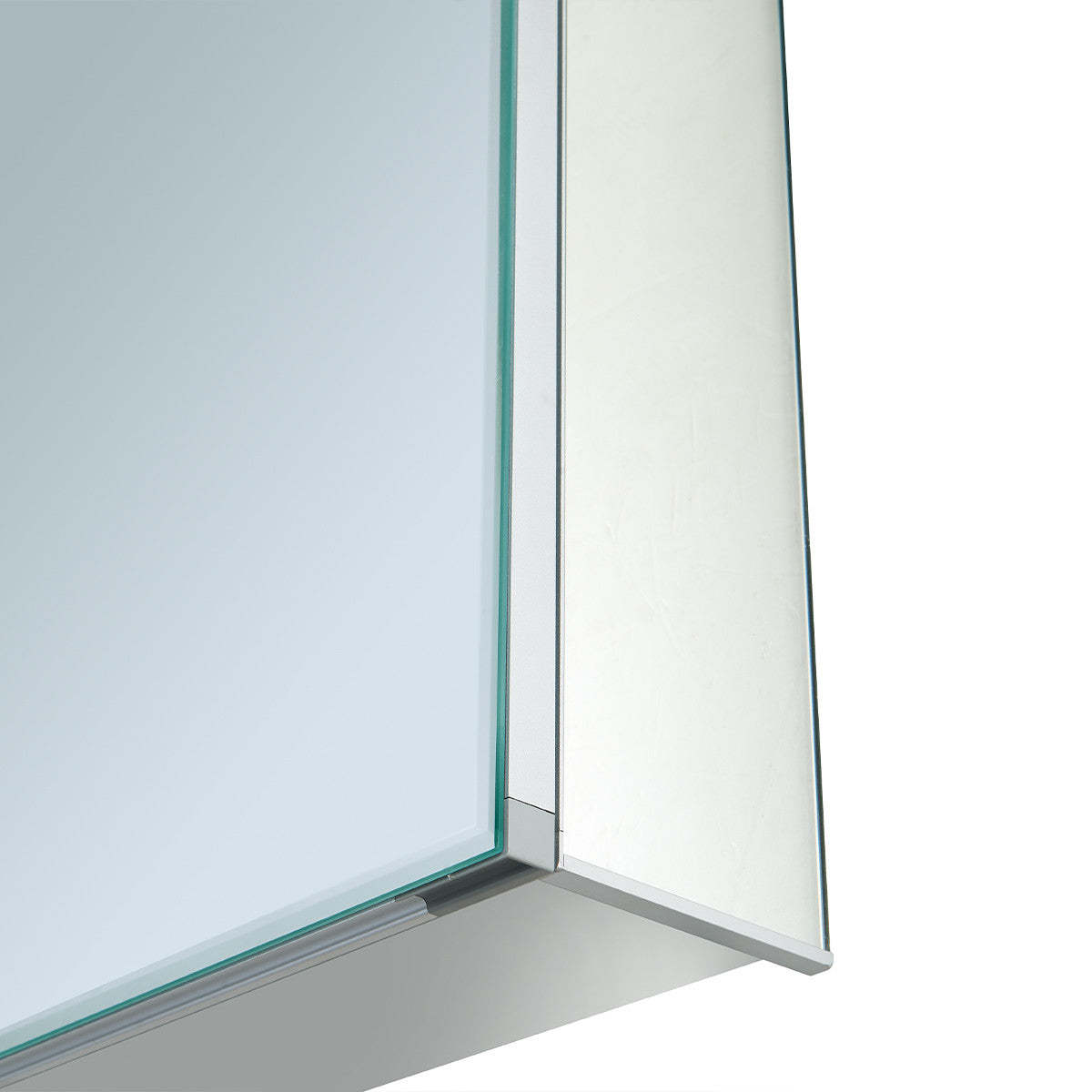Stapik Medicine Mirror Cabinet - Argent|Armoire à pharmacie Stapik avec miroir - argentée