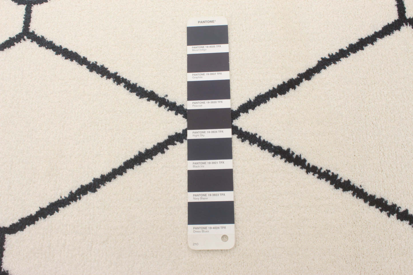 Tapis August Blanc-Marine 5'3 x 7'3|Carpette August blanchebleu marine 5 pi 3 po x 7 pi 3 po|D86F3MPZ