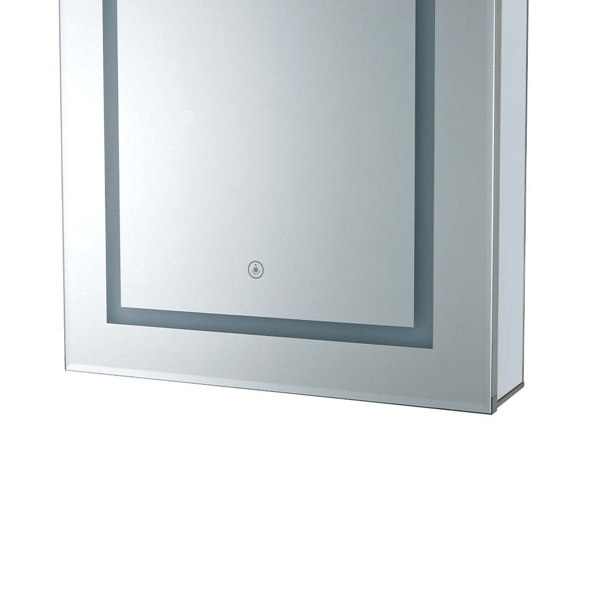 Stapik LED Medicine Mirror Cabinet - Silver|Armoire à pharmacie Stapik avec miroir et DEL - argentée