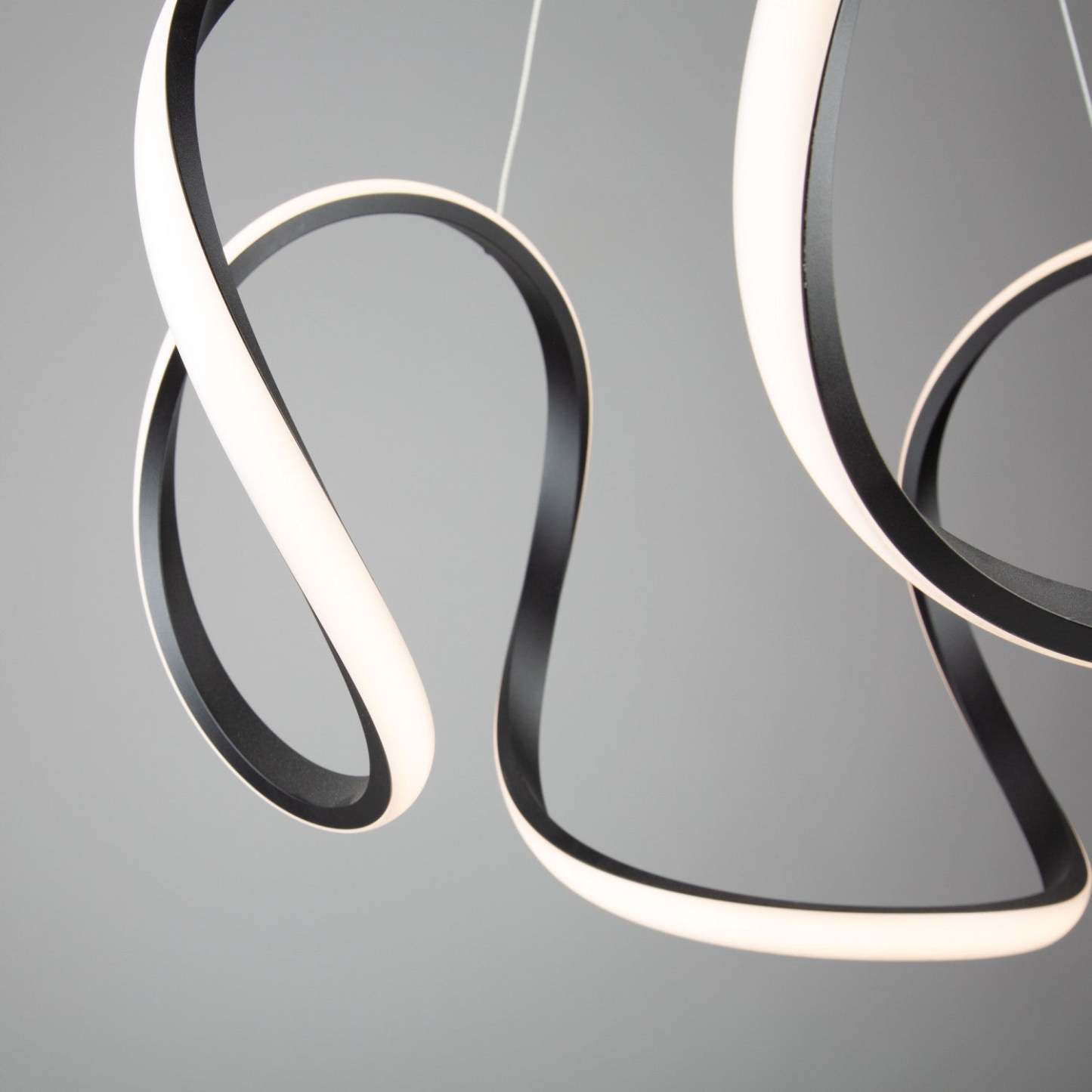 Mira 40 W LED Suspension Noir | Luminaire suspendu Mira noir à DEL de 40 W | D06HKNS0