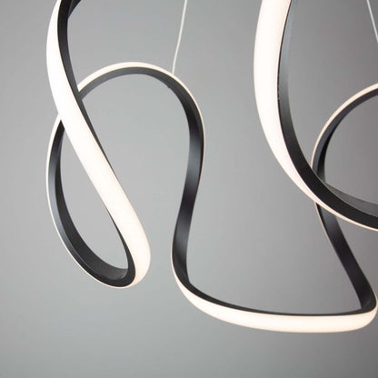 Mira 40 W LED Suspension Noir | Luminaire suspendu Mira noir à DEL de 40 W | D06HKNS0