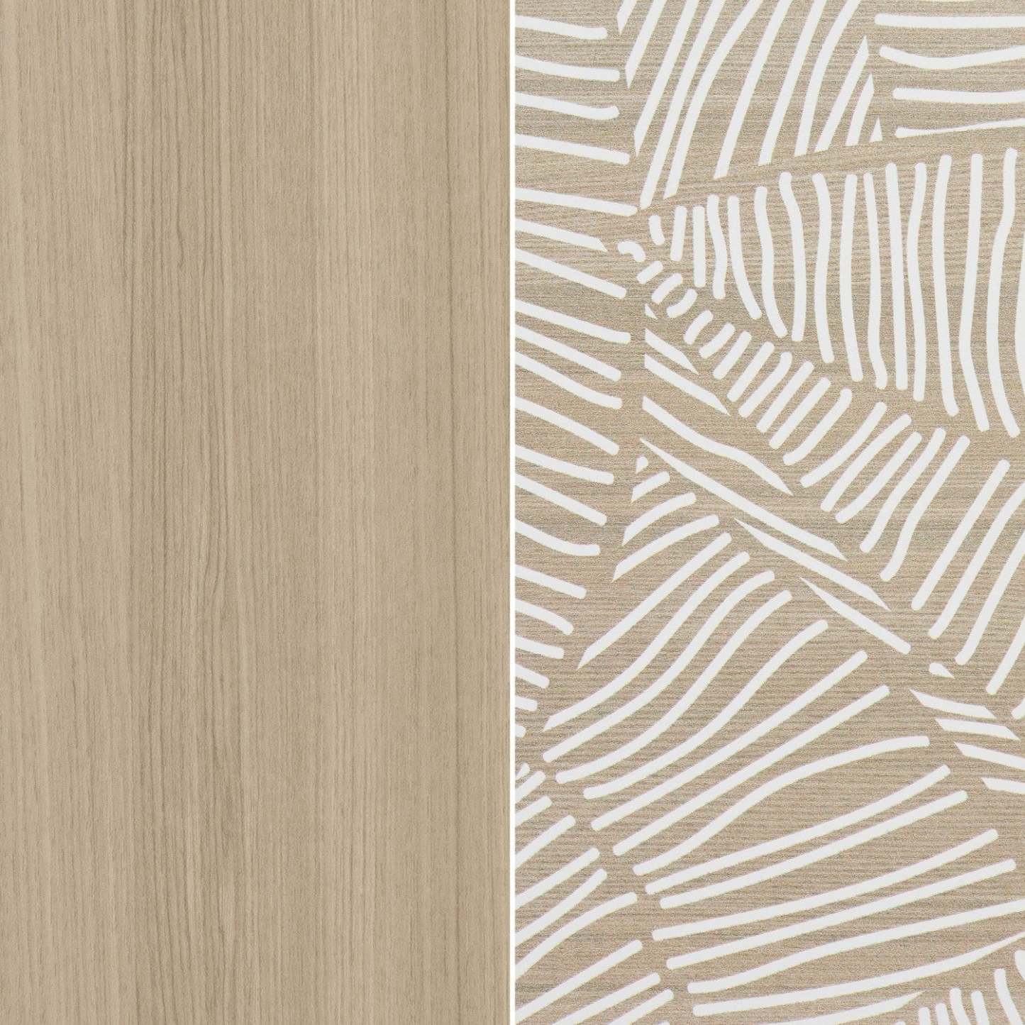 Commode Munich 6 tiroirs - Soft Elm White|Commode Munich à 6 tiroirs - orme naturel et blanche