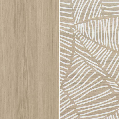 Commode Munich 6 tiroirs - Soft Elm White|Commode Munich à 6 tiroirs - orme naturel et blanche