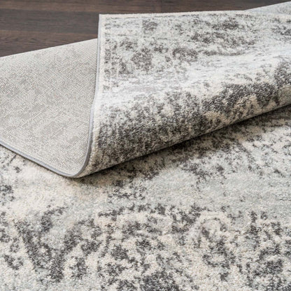 Tapis Roma Medallion Gris 5x8 | Carpette Roma Medallion grise 5 x 8 | D80GGSSK