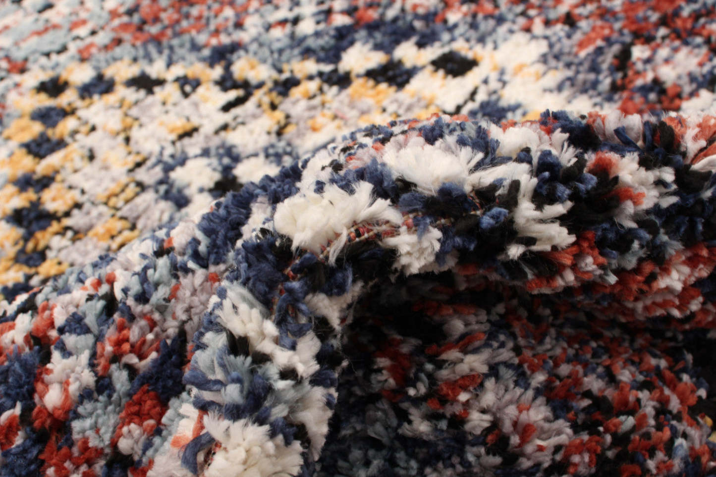 Tapis Makondo Mosaique Bleu - 6'7 x 9'6|Carpette Makondo Mosaique bleu - 6 pi 7 pox 9 pi 6 po| D28G94EC