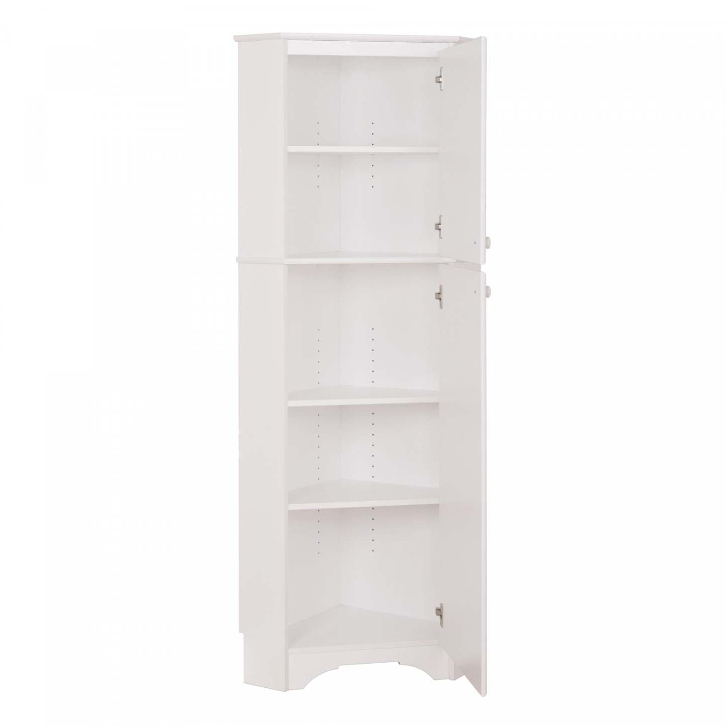 Elite Tall 2-Door Corner Storage Cabinet - Blanc|Armoire de rangement haute en coin Elite à 2 portes - blanche