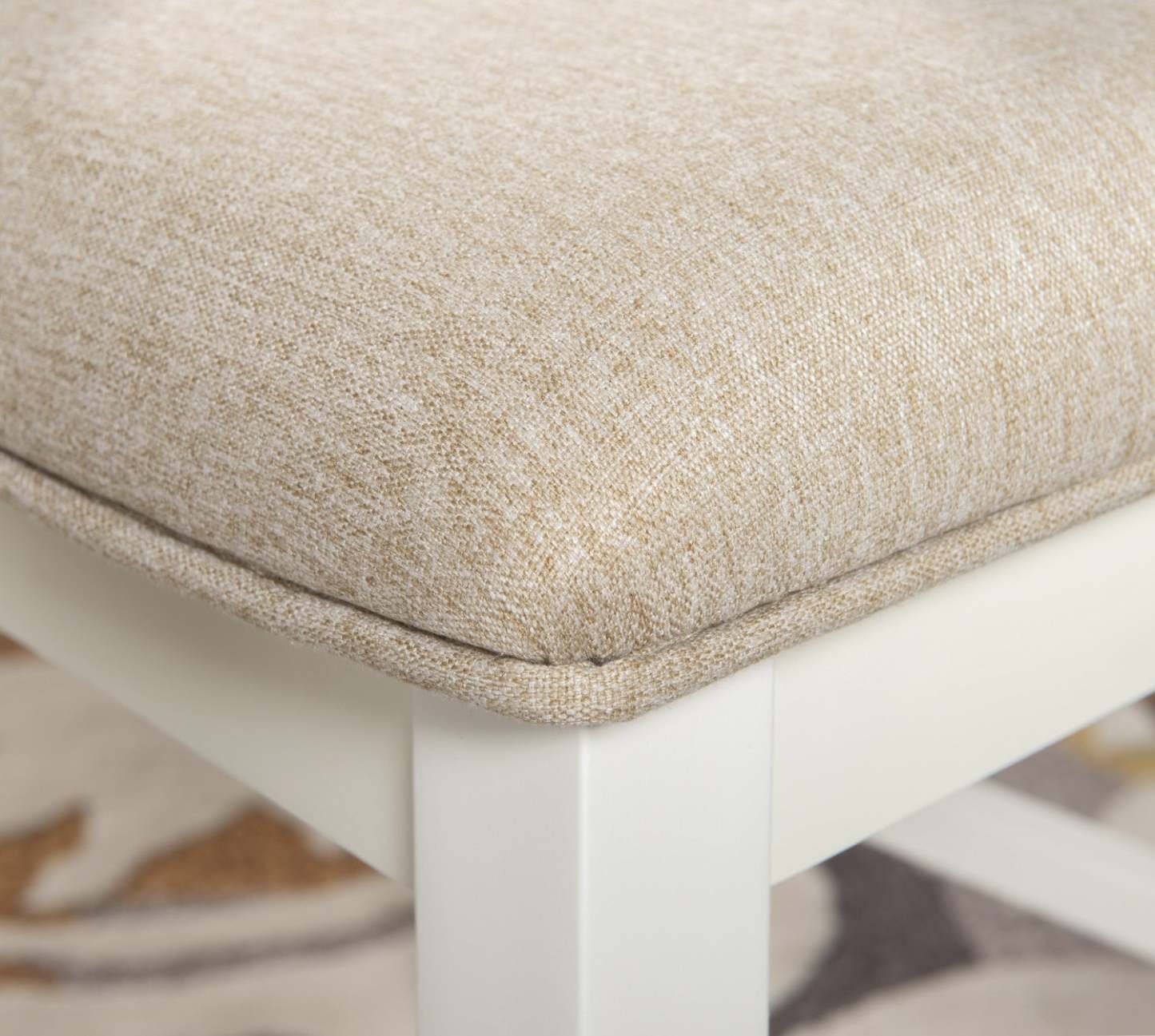 Jane Fabric Brown Dining Chair - Ensemble de 2|Chaise de salle à manger Jane en tissu brun - ensemble de 2