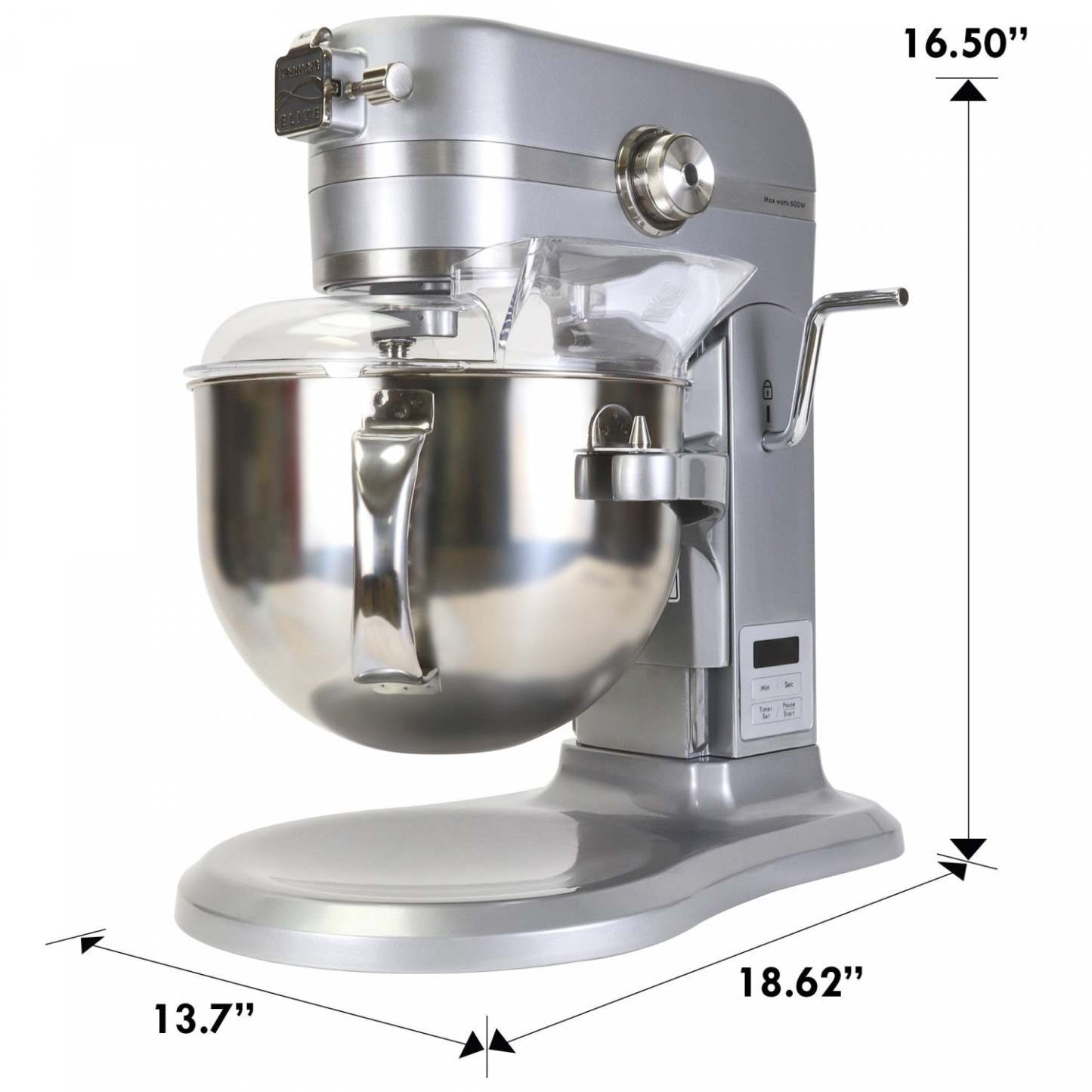 Kenmore Elite 600 W Bowl Lift Metallic Chrome Mixer - KKESM600M|Batteur sur socle Kenmore Elite de 600 W avec fonction lève-bol, chrome métallique - KKESM600M