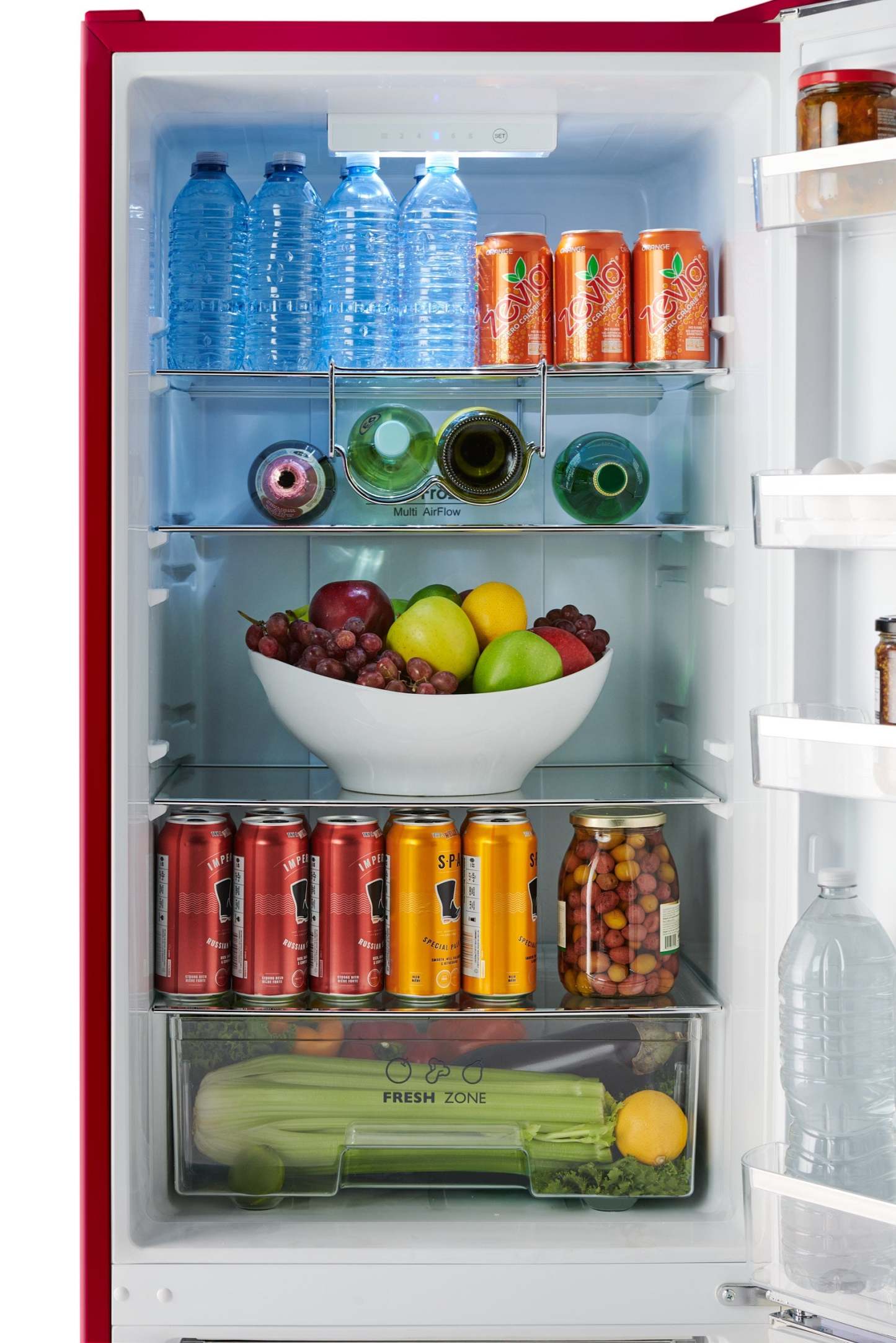 io 11 Cu. Fort. Réfrigérateur rétro à congélateur en bas - ALBR1372R-R | Réfrigérateur rétro iio de 11 pi³ à congélateur inférieur - ALBR1372R-R | ALBR13RR