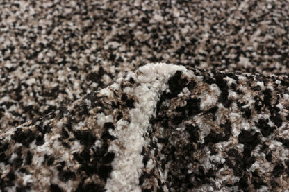 Tapis Vera Earth Taupe/Noir - 80 x 250 cm | Carpette Vera Earth taupenoire - 80 x 250 cm | D86FGG0M