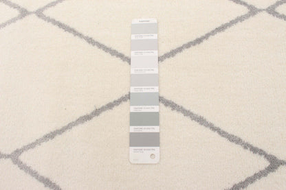 Tapis August blanc-gris 6'7 x 9'6 | D86FYI62