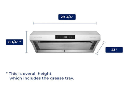 Hauslane 30 Under Cabinet Stainless Steel Range Hood - UC-PS38SS-30|Hotte de cuisinière sous l'armoire Hauslane de 30 po en acier inoxydable - UC-PS38SS-30