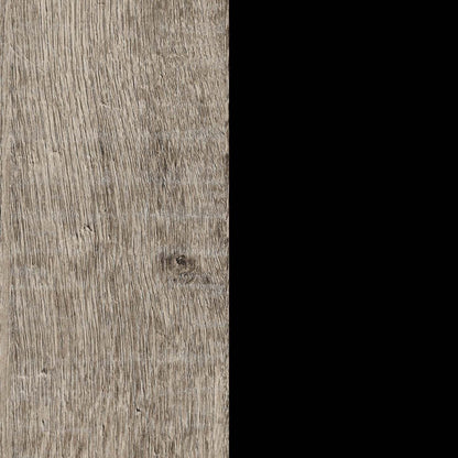 Commode à 6 tiroirs Arlen - Chêne patiné et noir mat | Commode Arlen à 6 tiroirs - chêne vieilli et noir mat