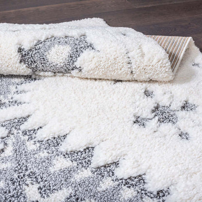 Tapis Lola Diamond Gris 3x5 | Carpette Lola Diamond grise 3 x 5 | D80G1DZR