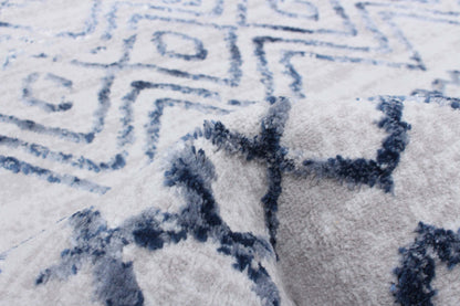 Tapis Dita Marine - 5'3 X 7'3 |Tapis Dita bleu marine - 5 pi 3 po x 7 pi 3 po