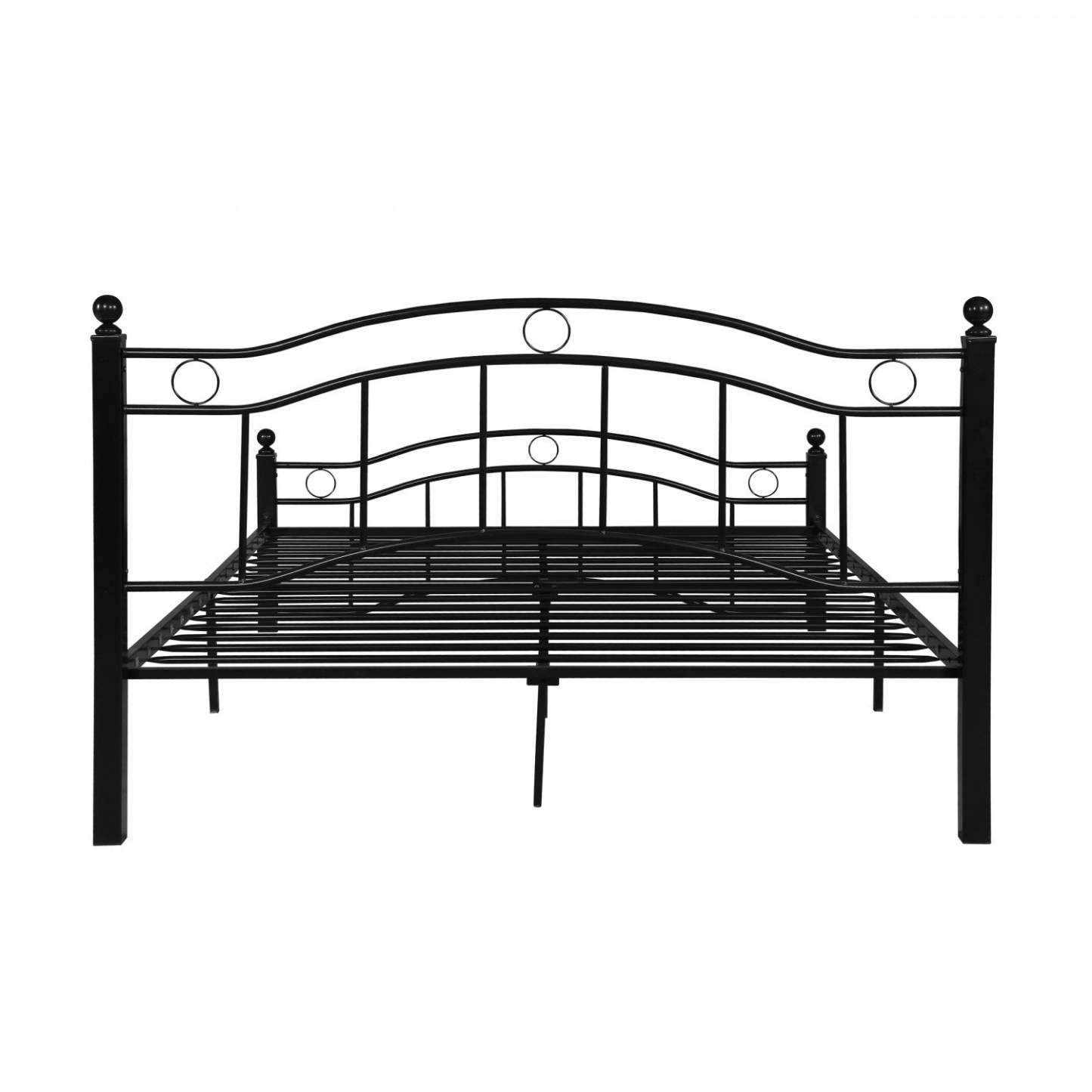 Cadre de lit en métal Jackson avec rangement sous le lit, lit King noir | Jackson Cadre De Lit En Metal Avec Rangement Sous Le Lit, Noir