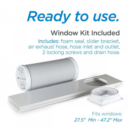 Climatiseur portatif intelligent Black+Decker 12 000 BTU avec chauffage et Wi-Fi - BPACT12HWT | Climatiseur portatif intelligent Black+Decker de 12 000 BTU avec chauffage et Wi-Fi - BPACT12HWT